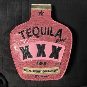 Pink Tequila Bottle Shaped bag